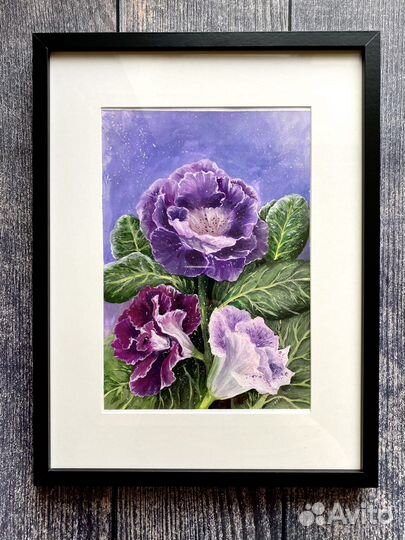 Картина «Фиолетовые цветы»