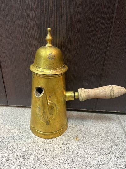 Латунный кофейник