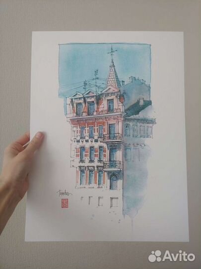 Постер А3 Санкт-Петербург