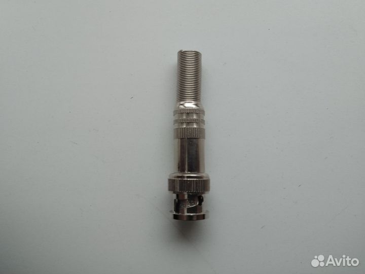 Штекер разъем BNC под пайку цена за 6 штук