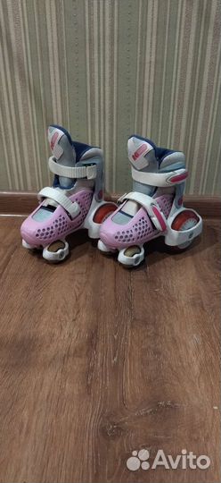 Роликовые коньки детские раздвижные 25-28