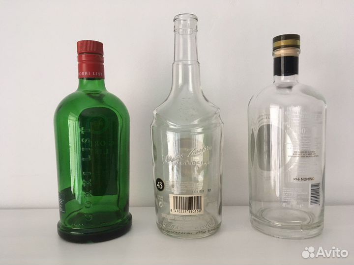 Бутылки пустые стекло (граппа, ликеры)