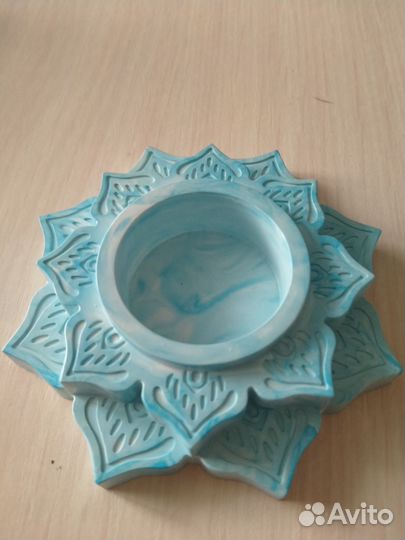 Подсвечник мандала в виде лотоса