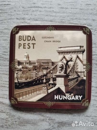 Подставки под кружку 5 шт Будапешт Лиссабон