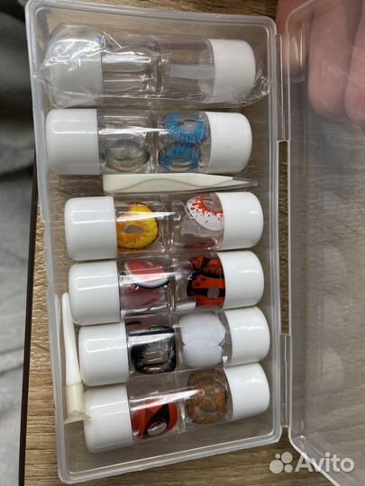 Линзы цветные косплейные 10пар