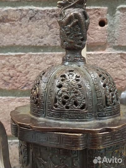 Ёмкость для благовония,бронза