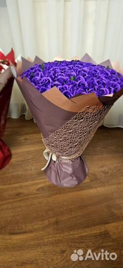 Букет из мыльных роз 101 и 201