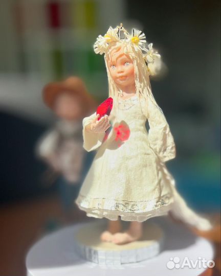 Ангел. Ватная игрушка