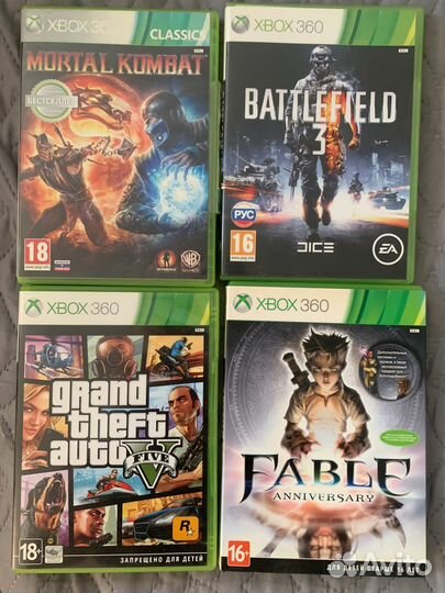 Диски на xbox 360