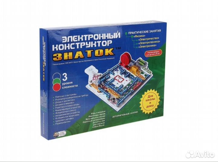 Электронный развивающий конструктор знаток 999схем