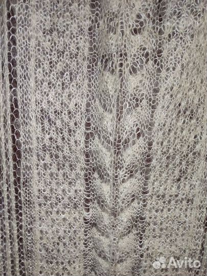 Новый пуховый ажурный палантин