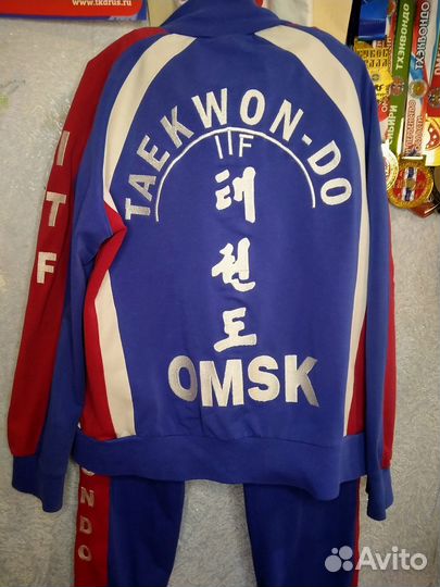 Костюм сборной Омской области по тхэквондо