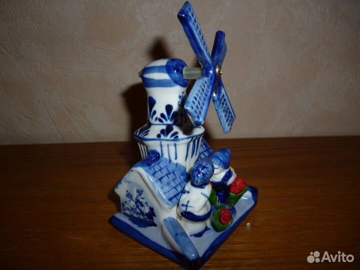 Статуэтка Мельница гжель