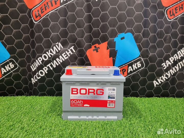 Аккумулятор borg premium 60 Ah п.п