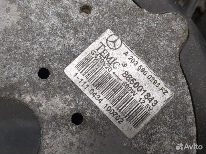 Вентилятор радиатора Mercedes CLK W209, 2002