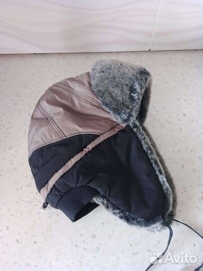 Шапка ушанка зимняя для мальчика