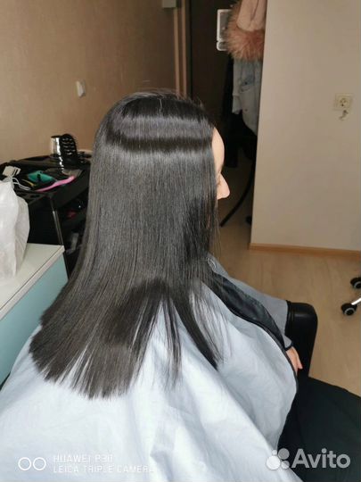 Выпрямление и реконструкция волос