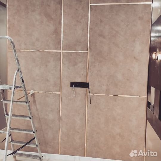 Кожаные стеновые панели
