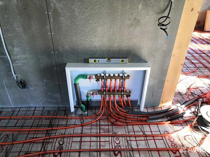 Монтаж систем: отопления, воды, канализации