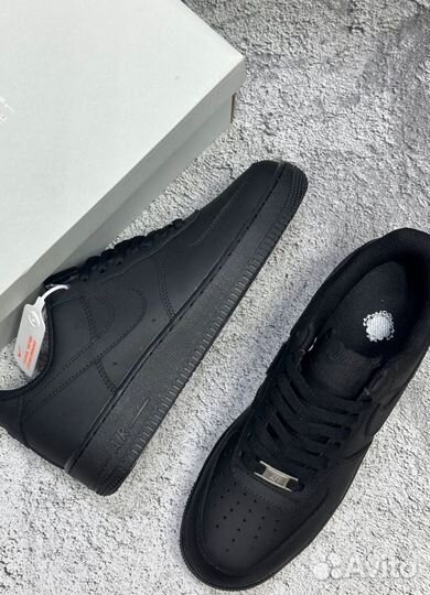 Кроссовки Nike Air Force 1 Supreme Black