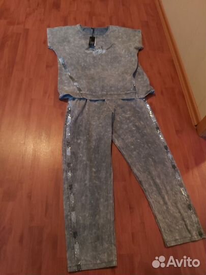 Брючный костюм женский летний 54 56р
