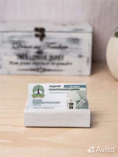 Новые Визитницы из натурального дуба