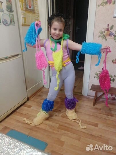 Мочалки ручной вязки