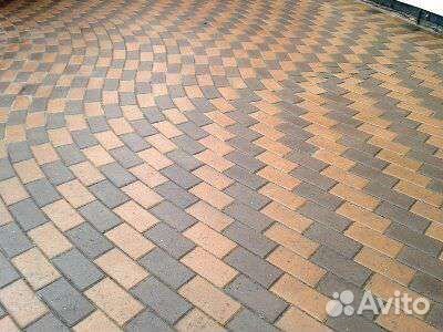 Плитка тротуарная 200х100х60 брусчатка кирпич