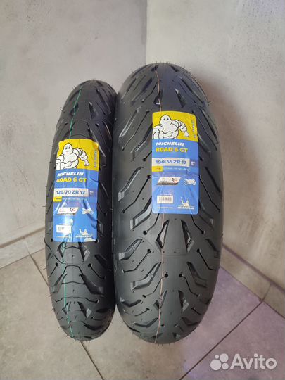 Michelin Road 6 GT 120\70\17-190\55\17 Испания 24г