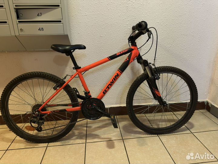 Велосипед btwin rockrider 500 колеса 24''