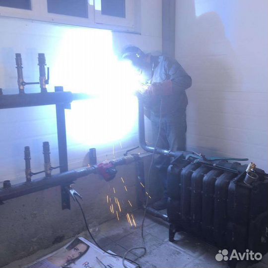 Услуги Сварщика Замена Радиаторов Отопления