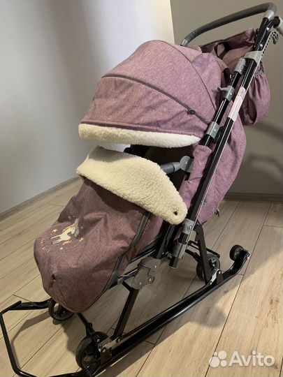 Санки коляска nika