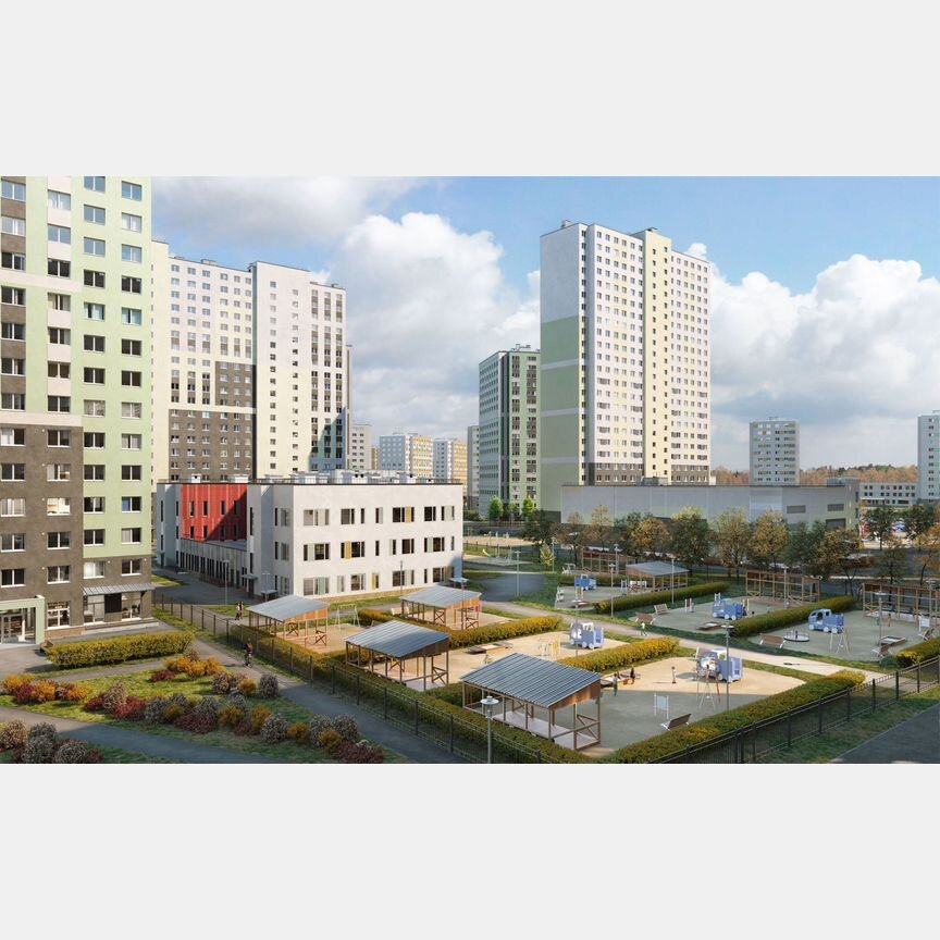2-к. квартира, 56,3 м², 2/20 эт.