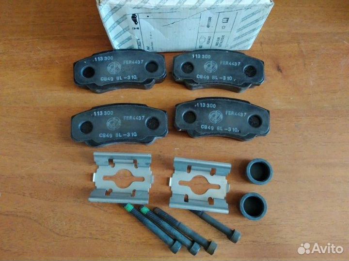 Колодки дисковые задние Fiat Ducato (Russia) 1996