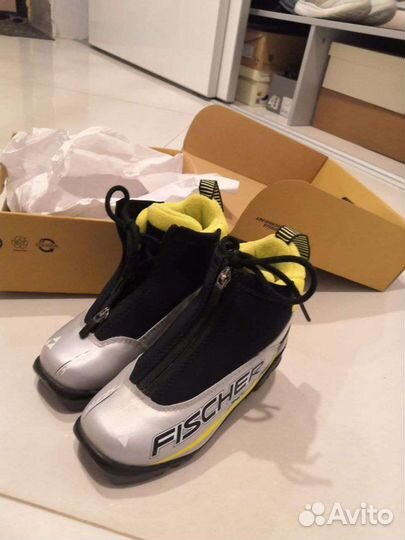 Лыжные ботинки fischer xj sprint silver