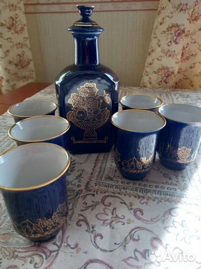 Синяя посуда cobalt СССР