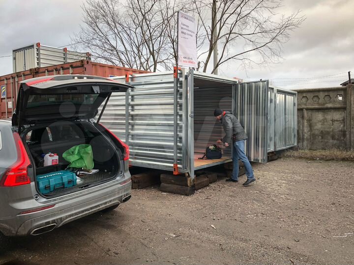 Аренда склада контейнера, 6 м² для хранения вещей