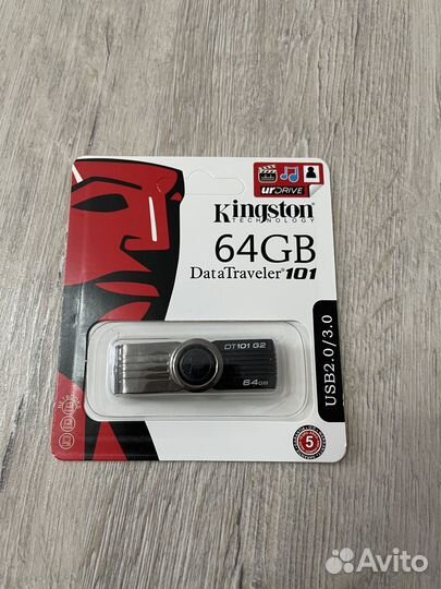 Накопитель Kingston DataTraveler 101 64GB