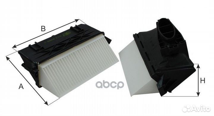 Фильтр воздушный GoodWill AG 812 2K Корея