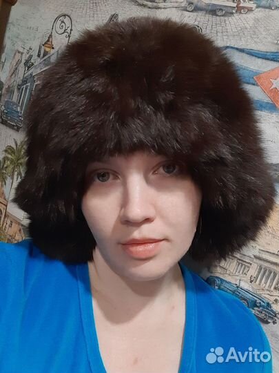 Новая женская зимняя шапка-ушанка