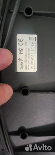 Игровой руль Genius Speed Wheel RV