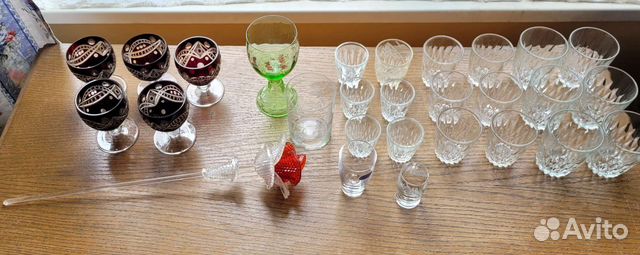 Бокалы фужеры стопки хрусталь СССР
