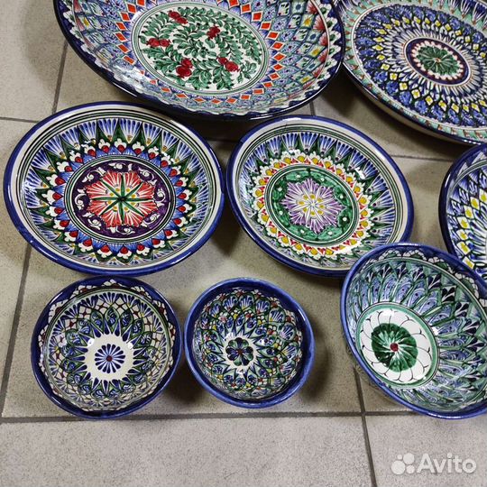 Узбекская посуда Узбекская керамика Риштан