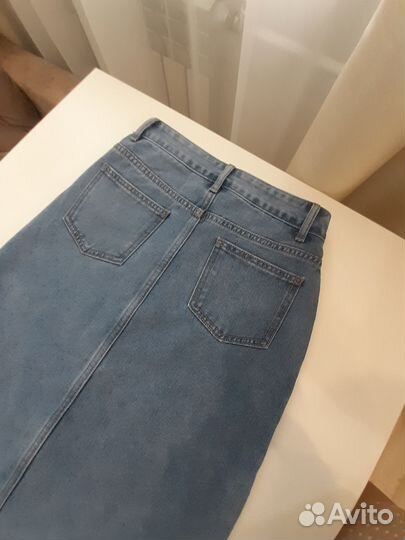 Джинсовая юбка размер 42-44
