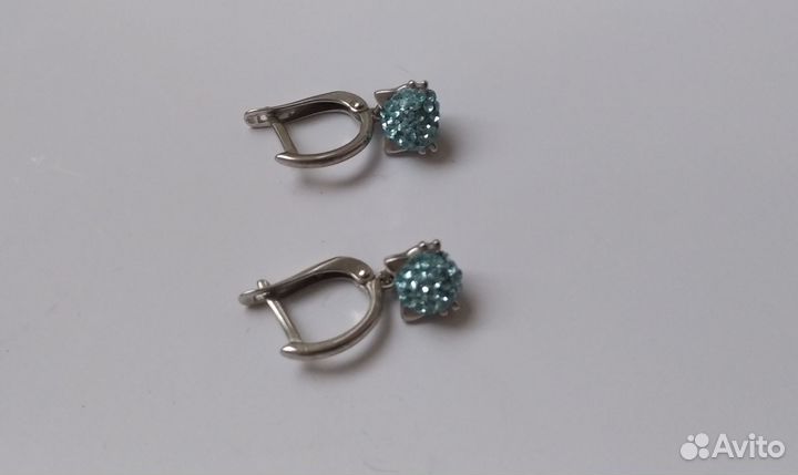 Серебряные серьги 925 пробы