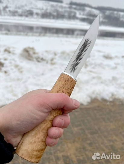 Нож якутский охотничий
