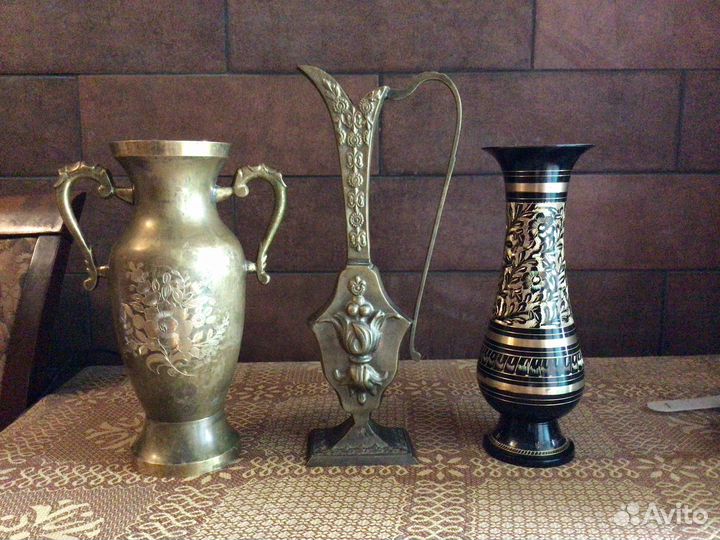 Ваза латуневая