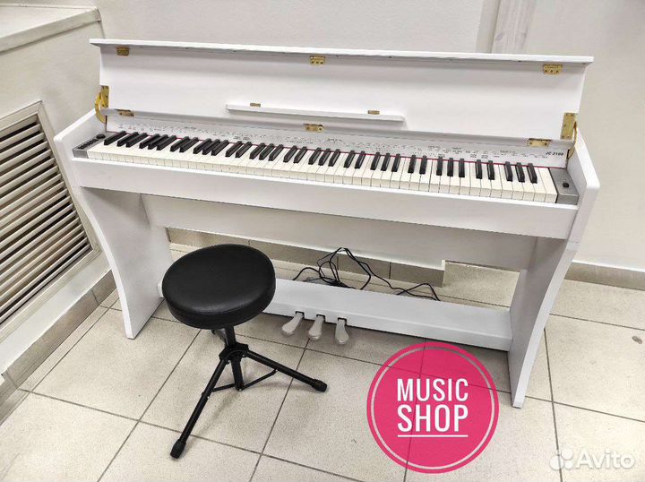 Цифровое пианино новое+стойка