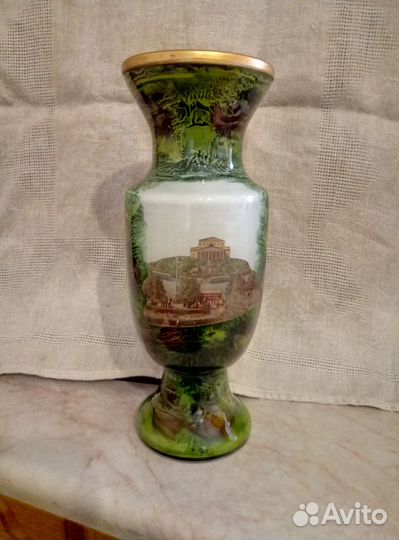 Вазы лфз 2 шт. Ваза Кубок стекло, металлa