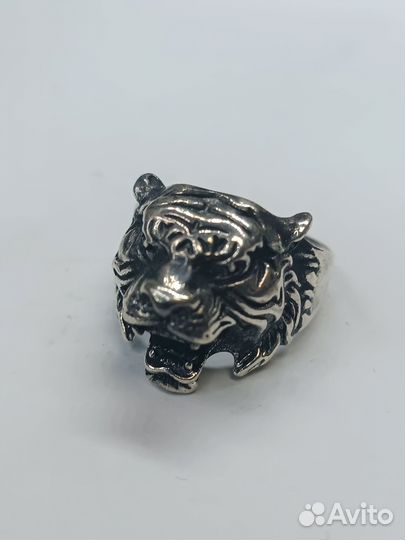 Кольцо Тигр-2 (серебро)